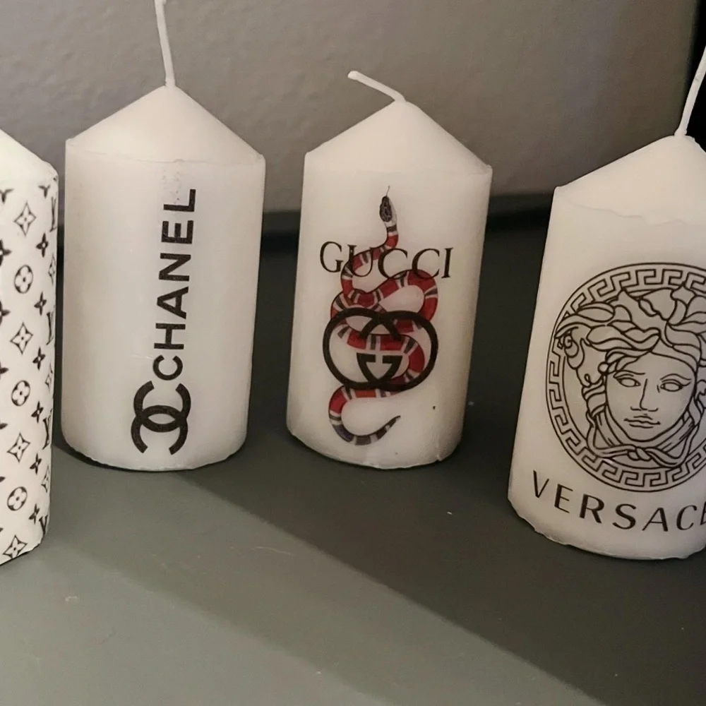 Custom - Set of Two (2) Custom Decorative Candles - Picture 9 of 12